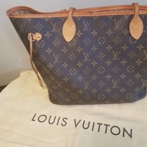Louis Vuitton Authentic Monogram Neverfull MM